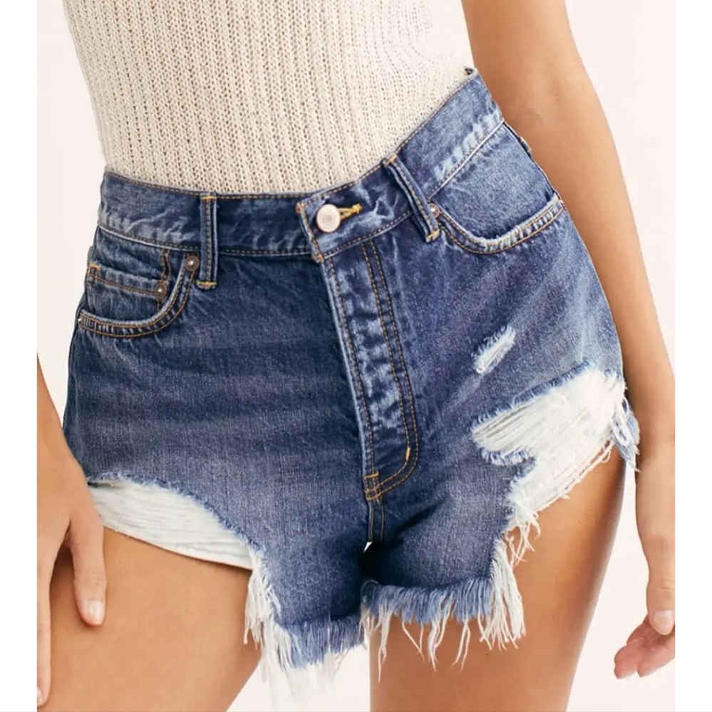 Free People denim short